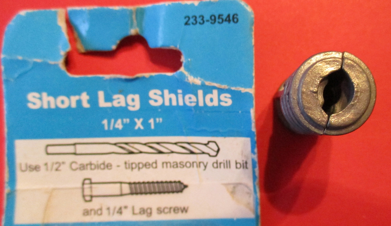 Shield, Lag, Short, 1" x 1/4" 4 Shield, Lag, Short, 1" x 1/4" - Image 2