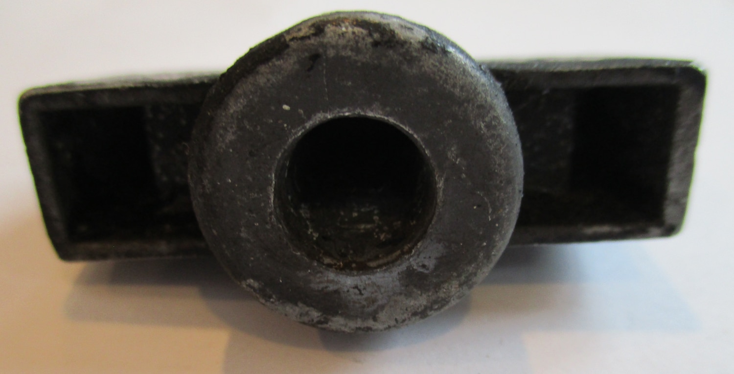 Knob, Metal, 1 7/8"L, 1"H, 3/8"ID 4 Knob, Metal, 1 7/8"L, 1"H, 3/8"ID - Image 2