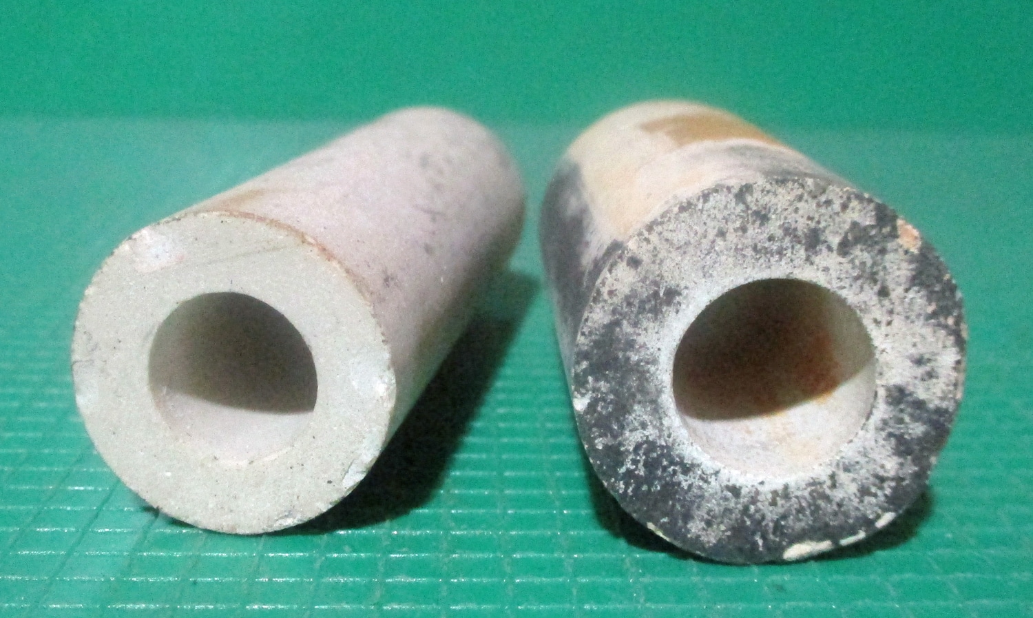 2 Ceramic Tubes, 2 5/8"L & 2"L 4 2 Ceramic Tubes, 2 5/8"L & 2"L