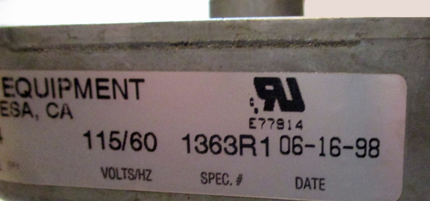 40 oz. Peristolic Pump, 115V, 60Hz 13 close up