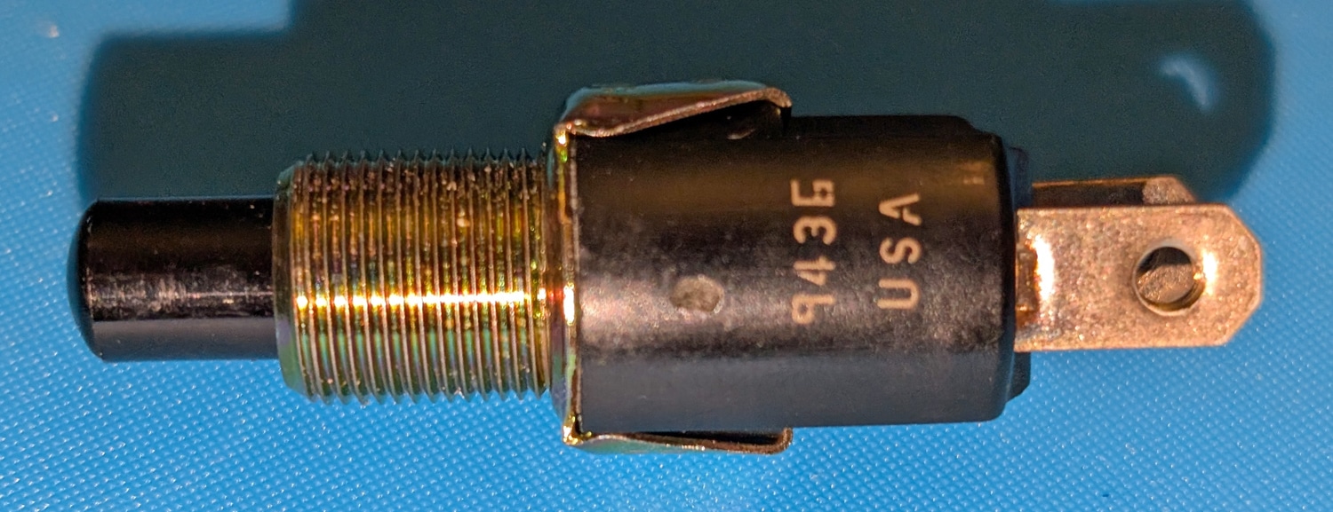 Push-Button Switch, 2 1/8"L 10 Push-Button Switch, 2 1/8"L