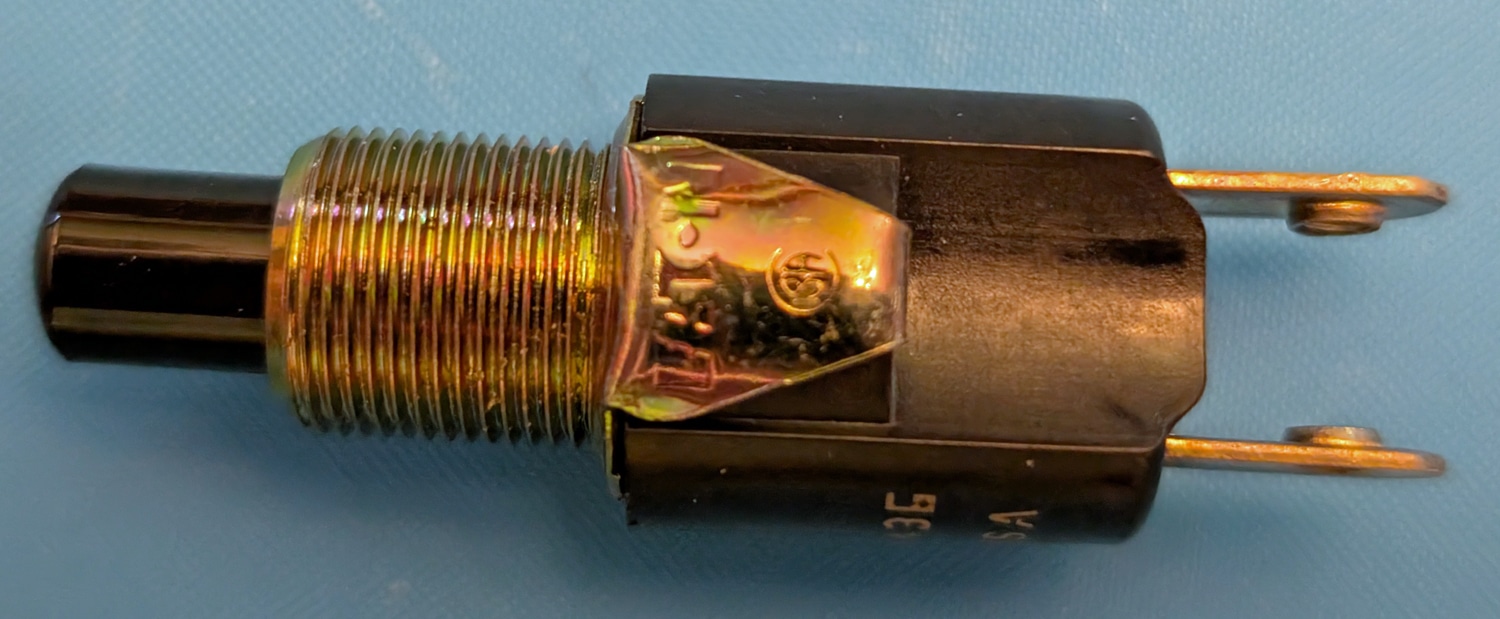 Push-Button Switch, 2 1/8"L 7 Push-Button Switch, 2 1/8"L