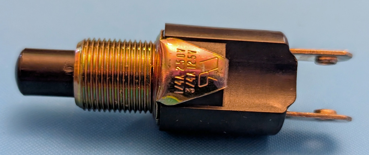 Push-Button Switch, 2 1/8"L 8 Push-Button Switch, 2 1/8"L