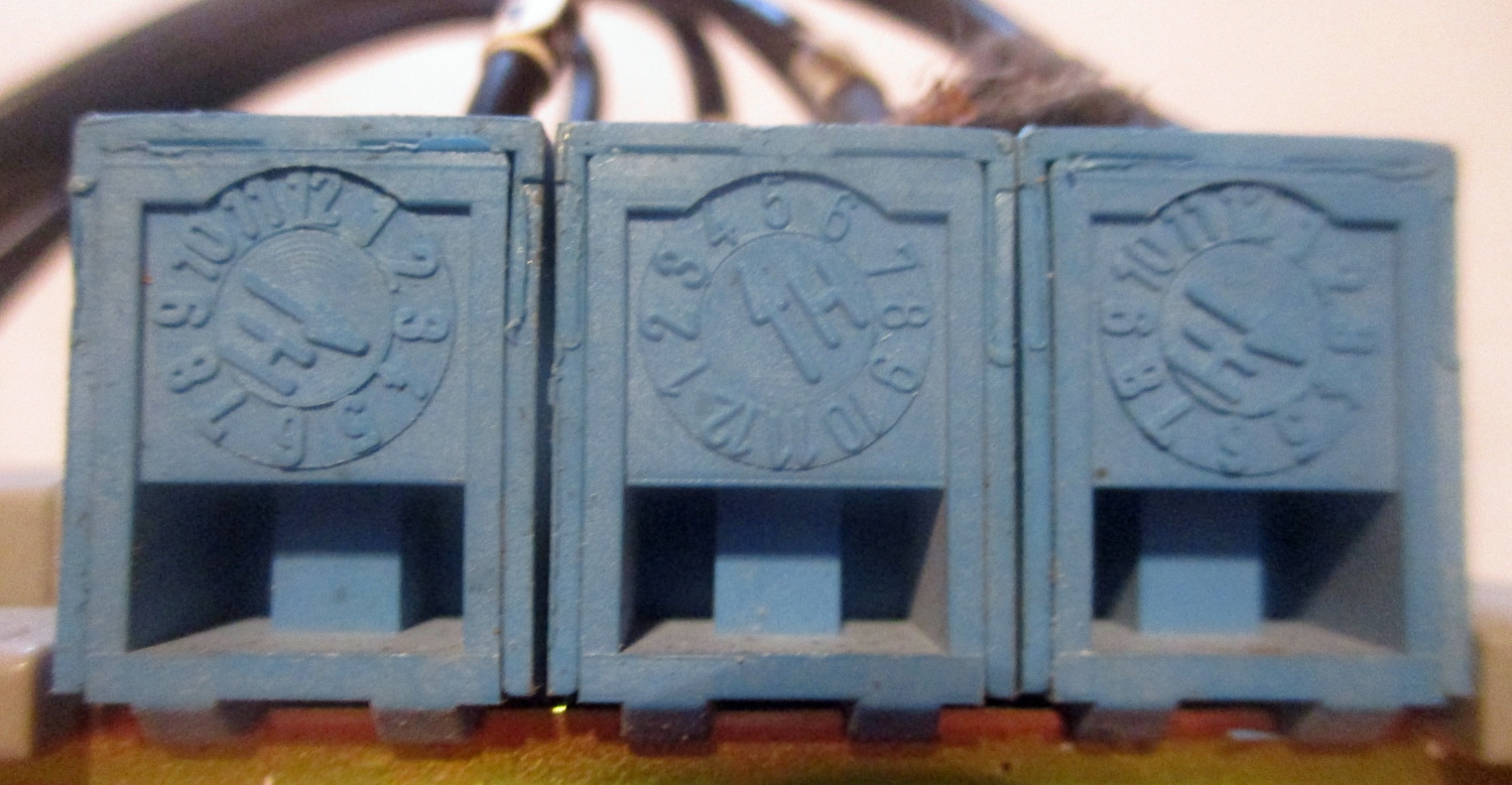 Terminal Block for Navigator w/Din Rail, Spare Parts & 120VAC Relays 13 close up