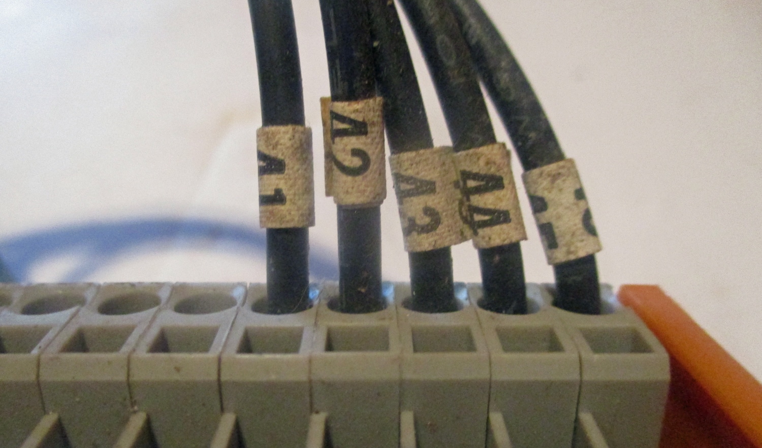 Terminal Block for Navigator w/Din Rail, Spare Parts & 120VAC Relays 10 close up