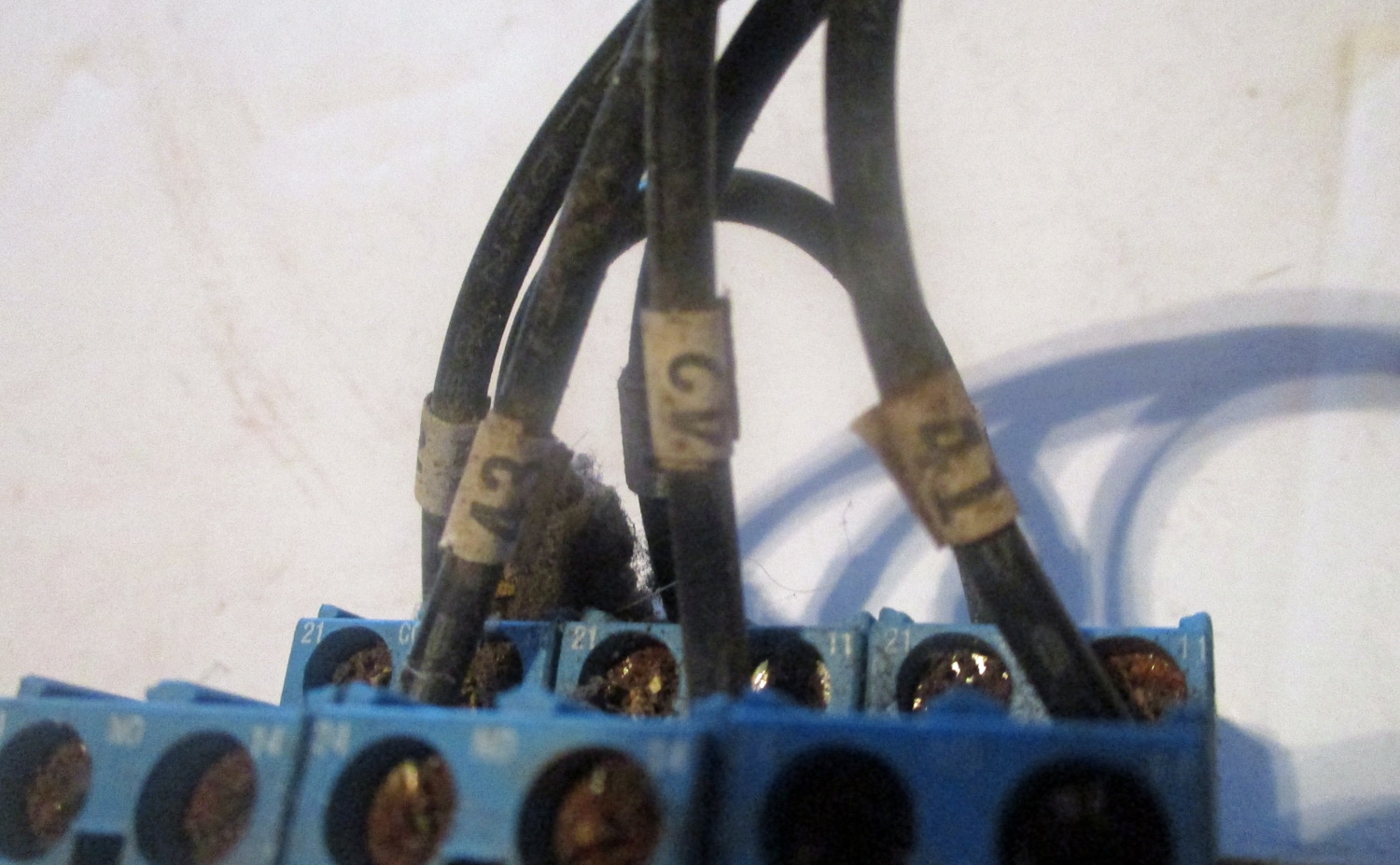 Terminal Block for Navigator w/Din Rail, Spare Parts & 120VAC Relays 11 close up