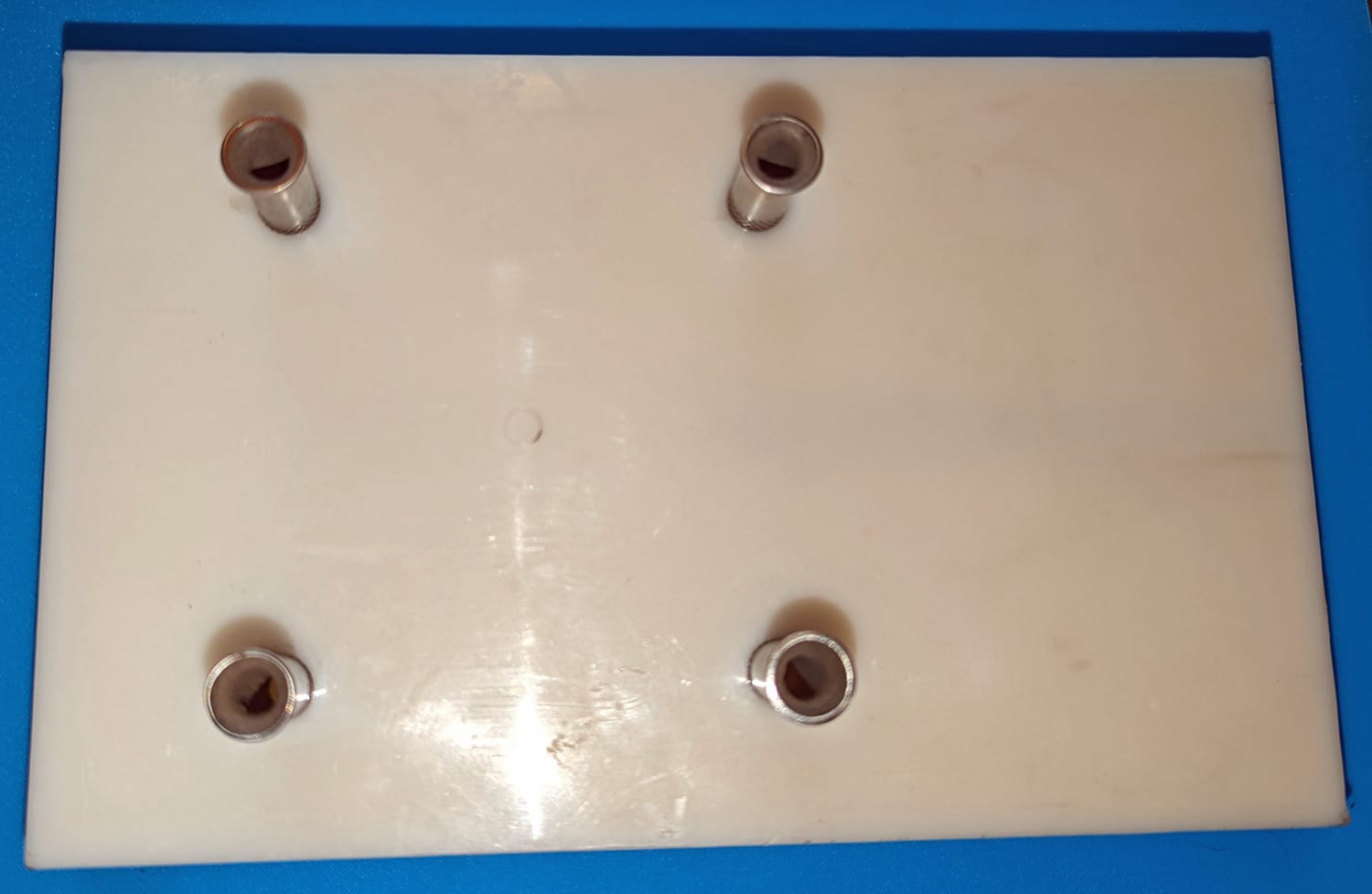 Block Plate, Plastic, 8"L 3 Block Plate, Plastic, 8"L main photo