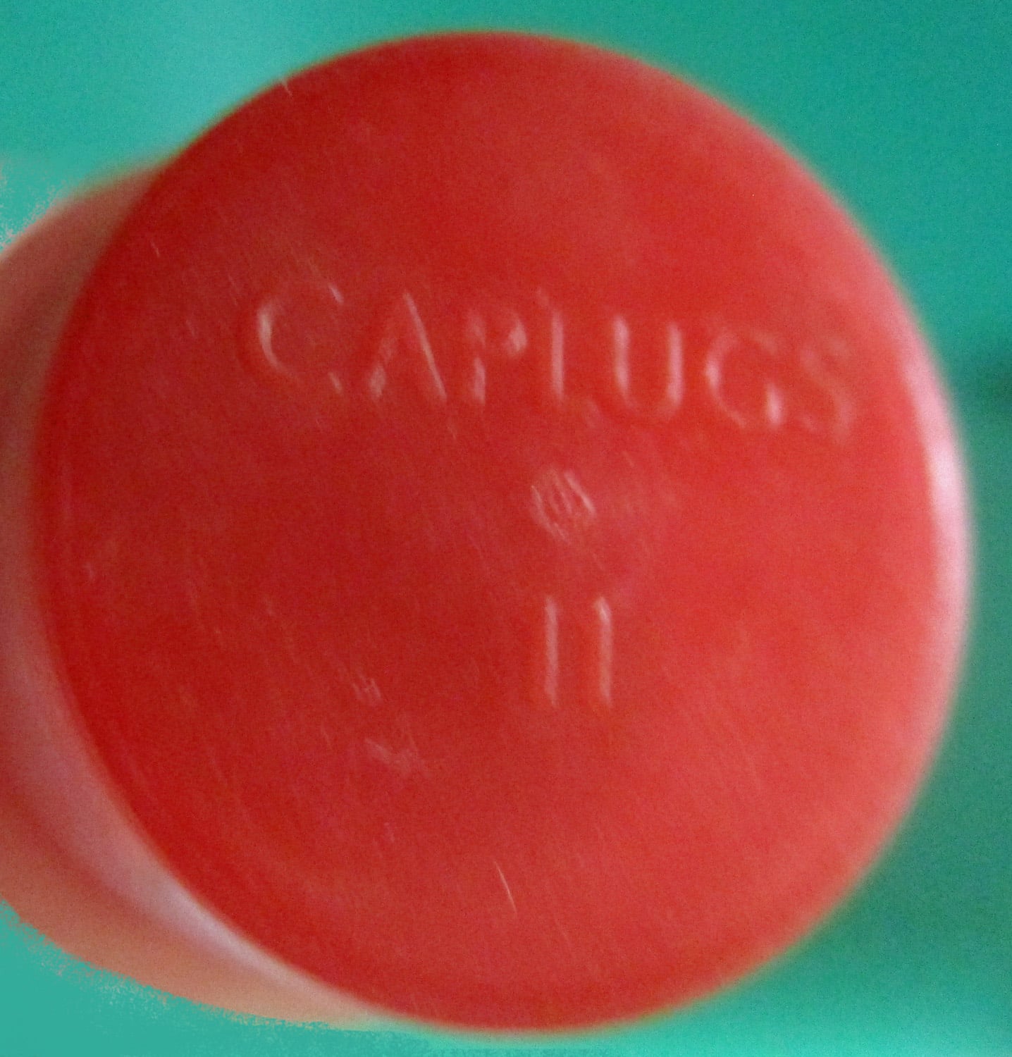 #11 Caplugs, 13/16"-7/8"ID, Pkg/2 6 #11 Caplugs, 13/16"-7/8"ID, Pkg/2
