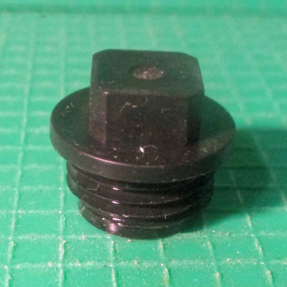Plug For Cleaning Block, 1/2"OD THD