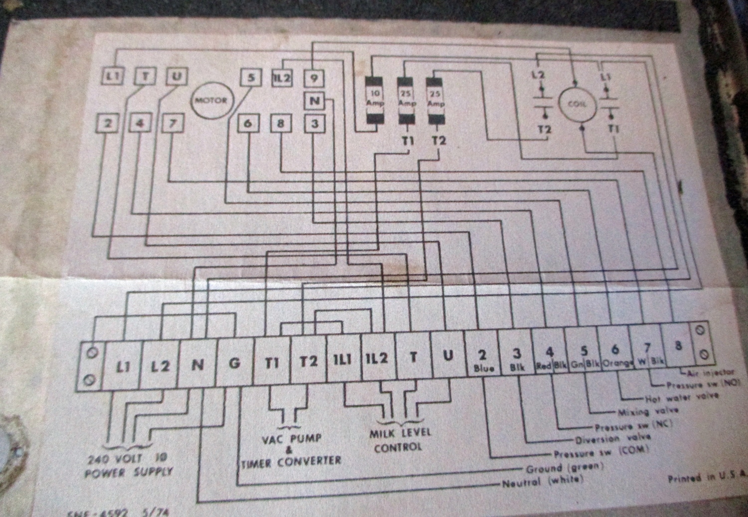 Auto Wash Control, DeLaval, Parts Only 9 Auto Wash Control, DeLaval, Parts Only