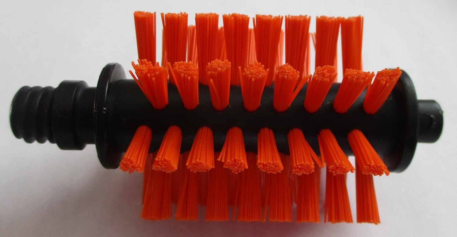 Brush, Orange w/Black, Future Cow LH, 3 9/16"L 3 Brush, Orange w/Black, Future Cow LH, 3 9/16"L