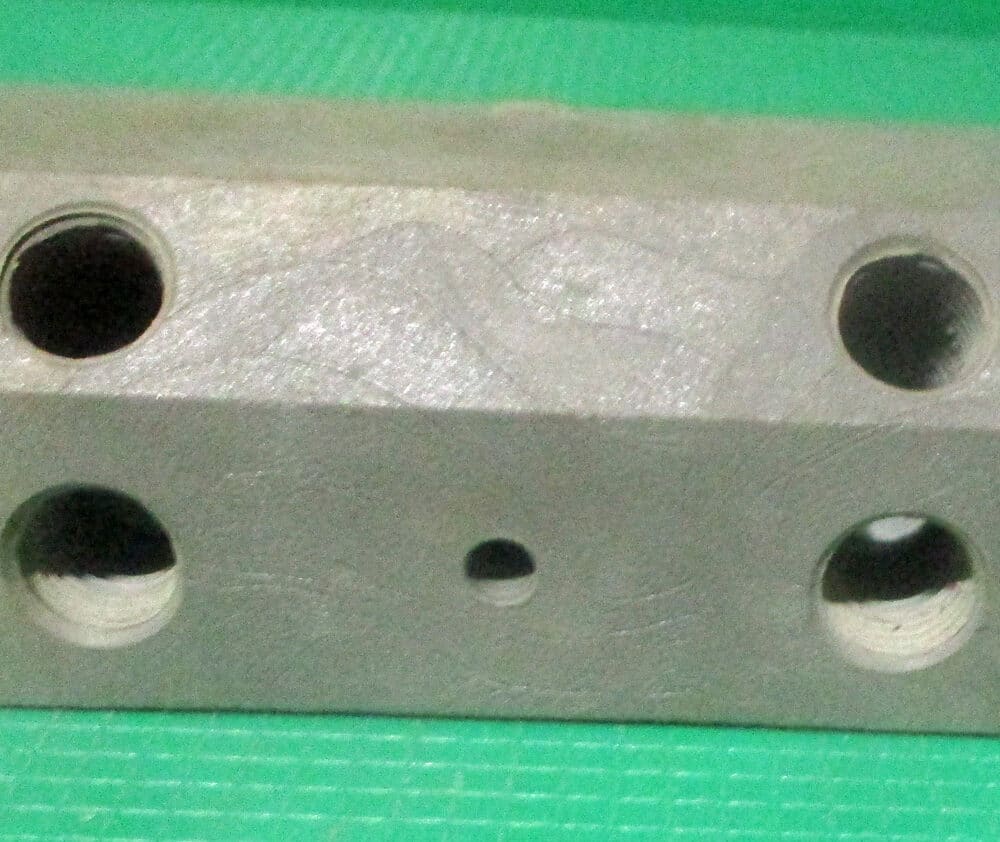 Inlet Manifold Block, Two-Place, 3 7/8"L