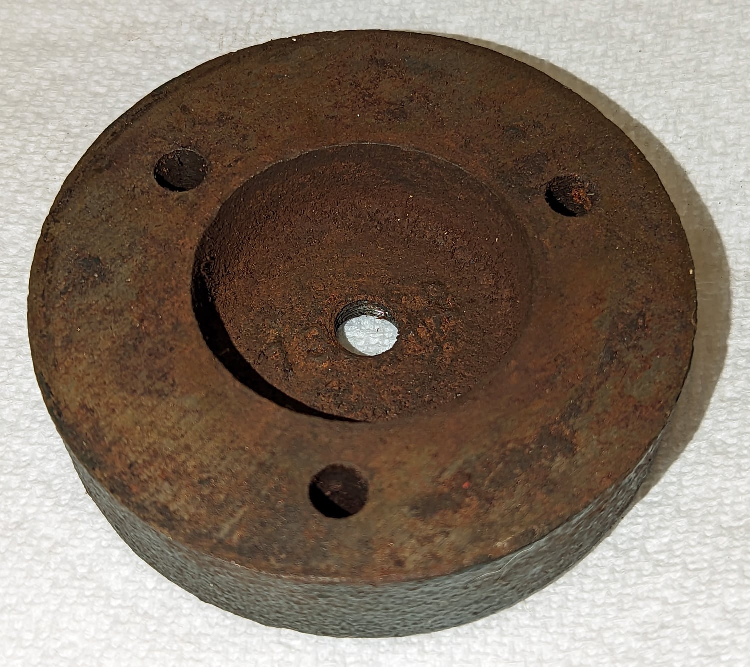 Cap for Oil Drip Valve on Surge Alamo VP 4 close up