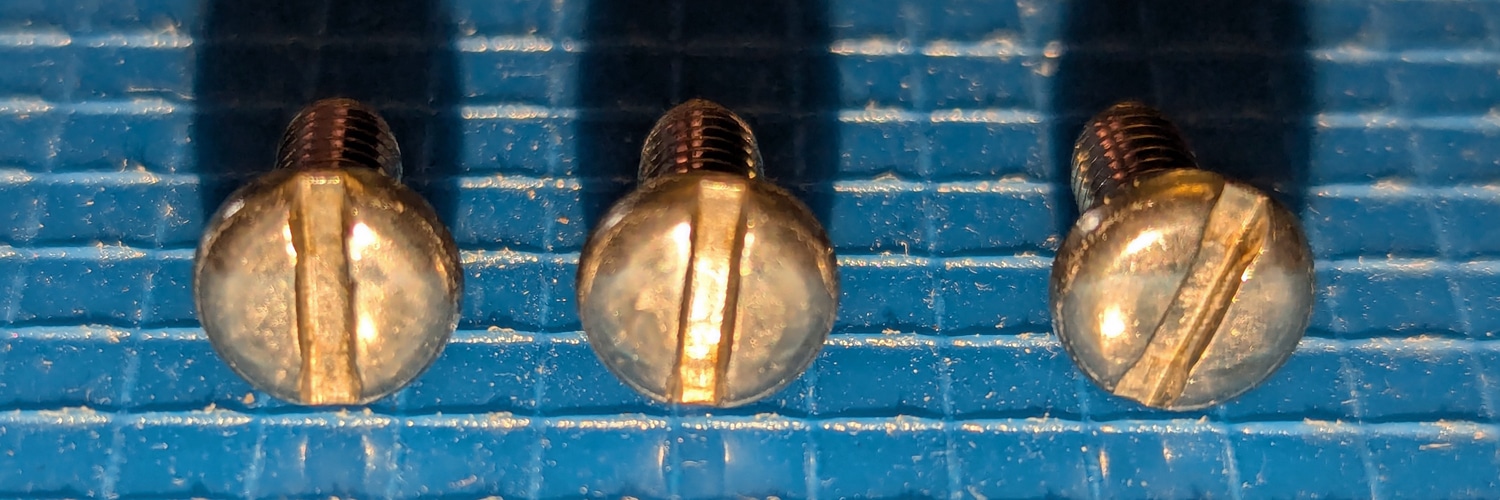 Screw, PN SL, SS, #8-32 THD SZ, Pkg./3 5 close up