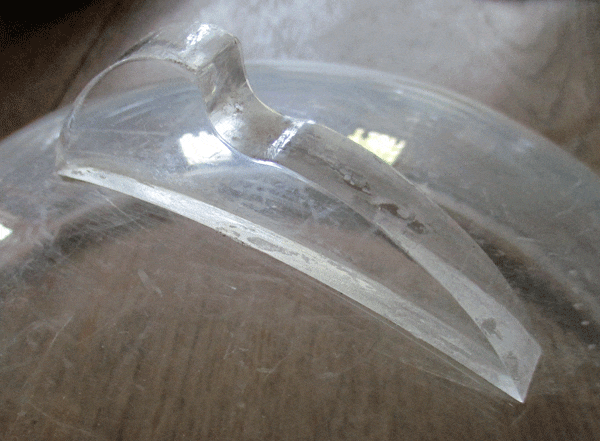 Receiver Cover, 15 3/4"OD 5 handle closeup