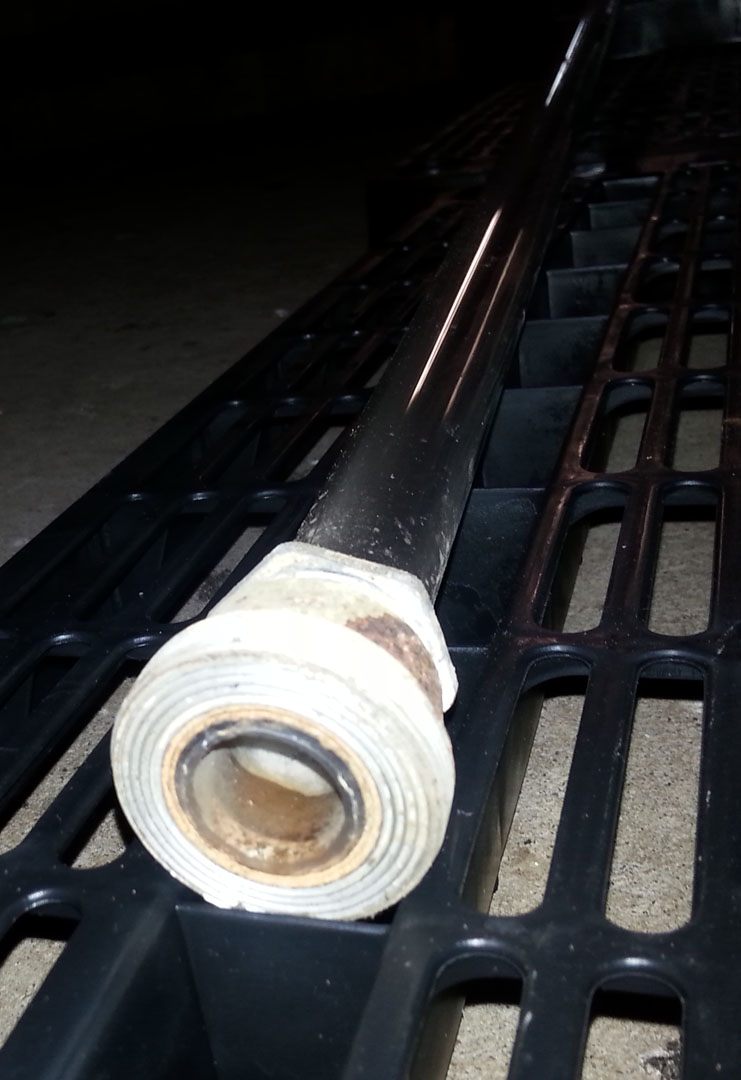 Pipe Glass 1", 67"L 5 Pipe Glass 1", 67"L