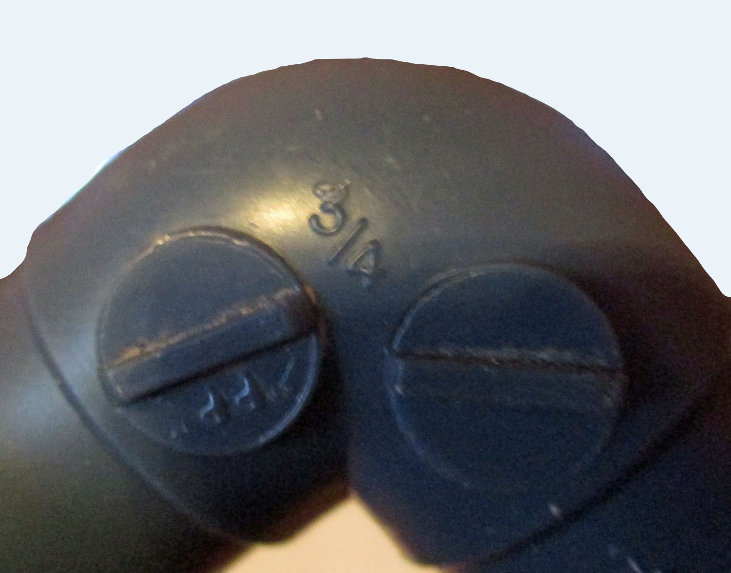 Fitting, Elbow 3/4" Barbed, Pkg/2 7 Fitting Plastic 3/4" Barbed 2 1/2"L x 2 1/2"L Pkg of 2