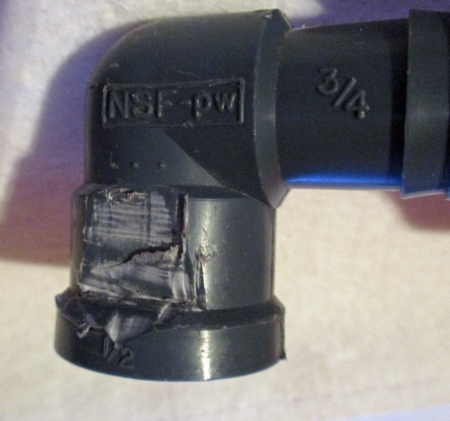 Elbow 3/4&Amp;Quot; Slip-Fit By 1/2&Amp;Quot; Threaded Clamp-On