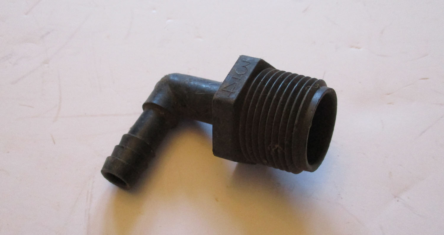 Fitting Threaded 90° Barb Fit 3/4" 4 Connector Threaded 90° Barb Fit 3/4"