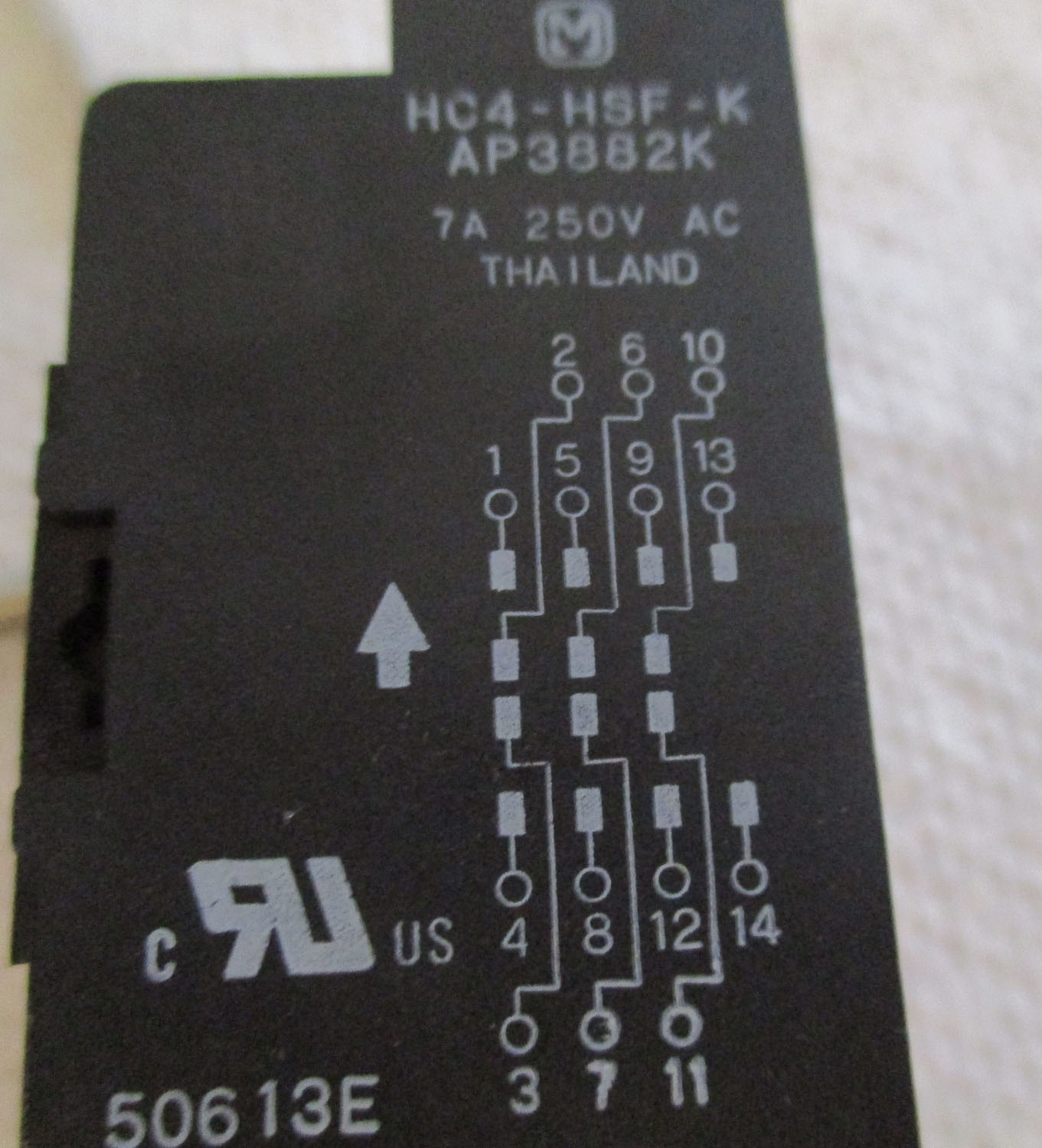 Socket Relay, Decomatic III 7AMP 250VAC 4 Socket Relay Decomatic III 7AMP 250VAC