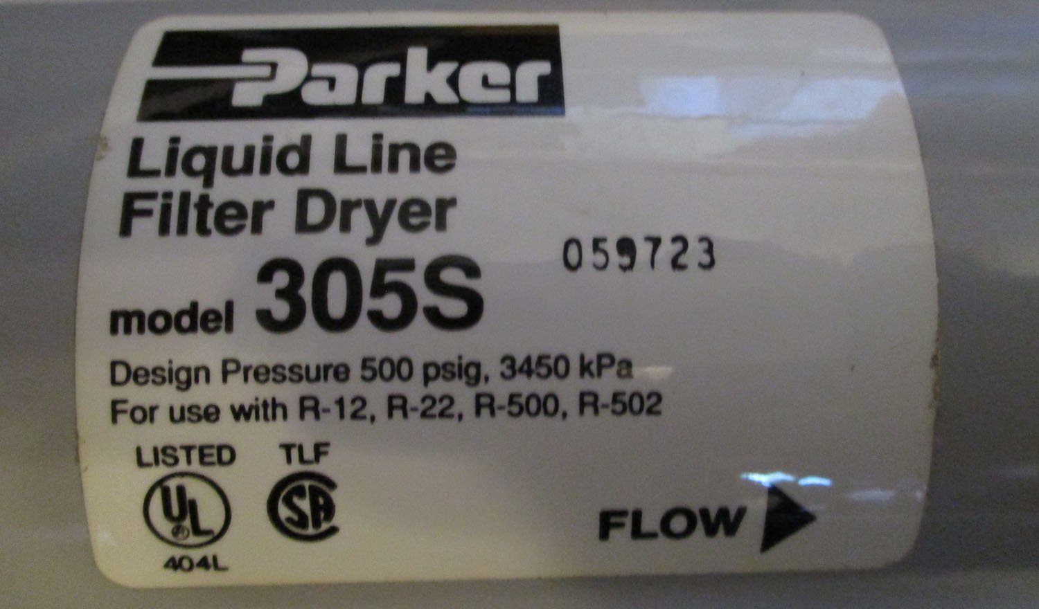 Filter, Dryer Liquid Line