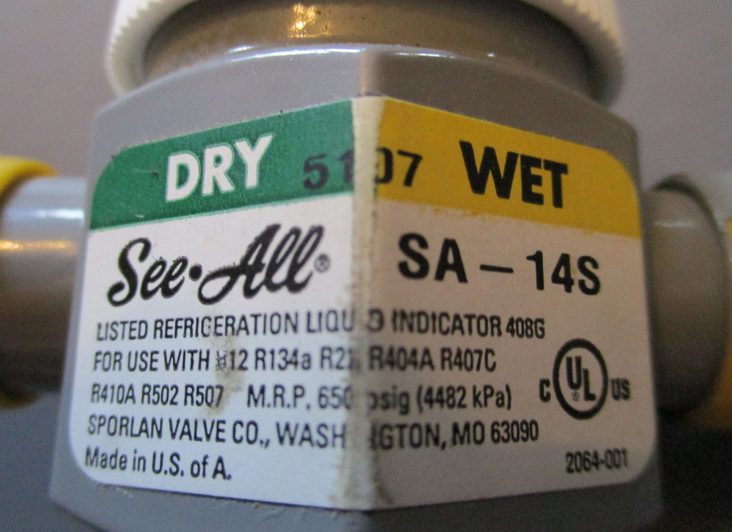 Indicator Moisture &Amp;Amp; Liquid Sight Glass 1/2&Amp;Quot; Odf Solder