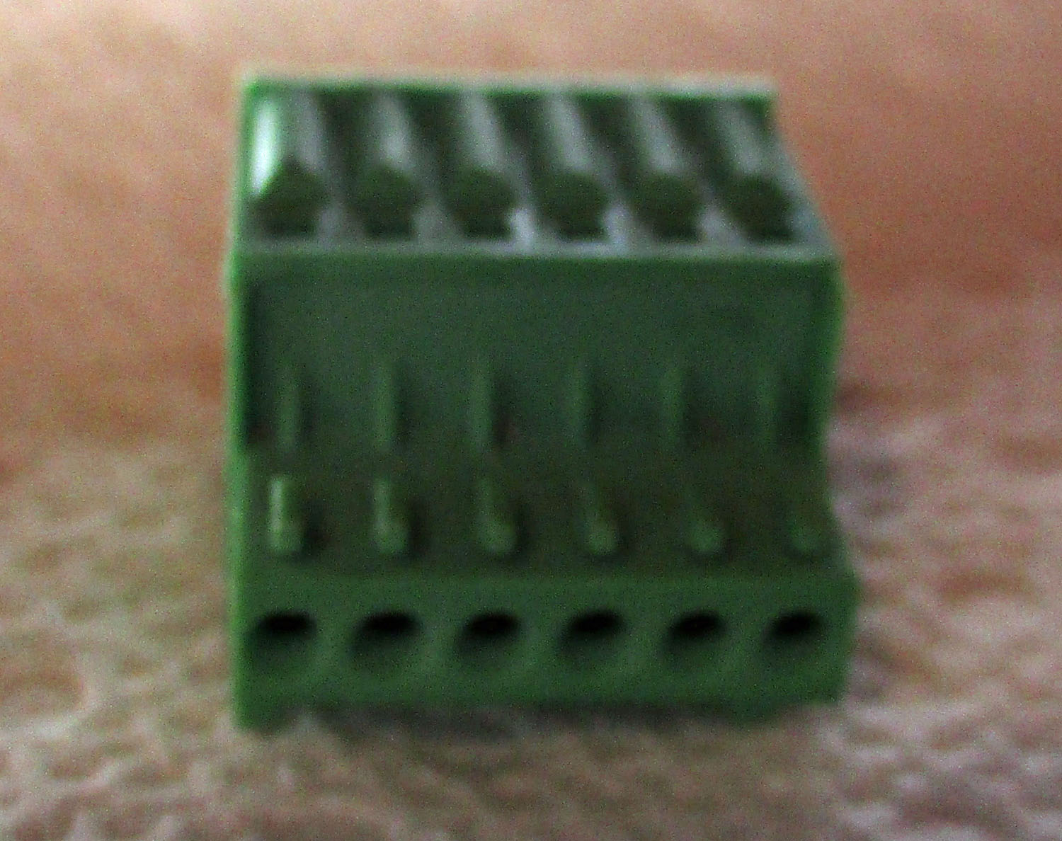 Terminal Strip Push 6 Place 5/8&Amp;Quot;W