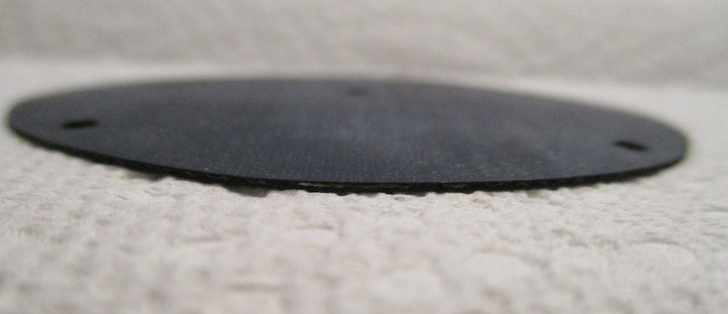 Diaphragm, Rubber 2 15/16"OD 4 Diaphragm Rubber