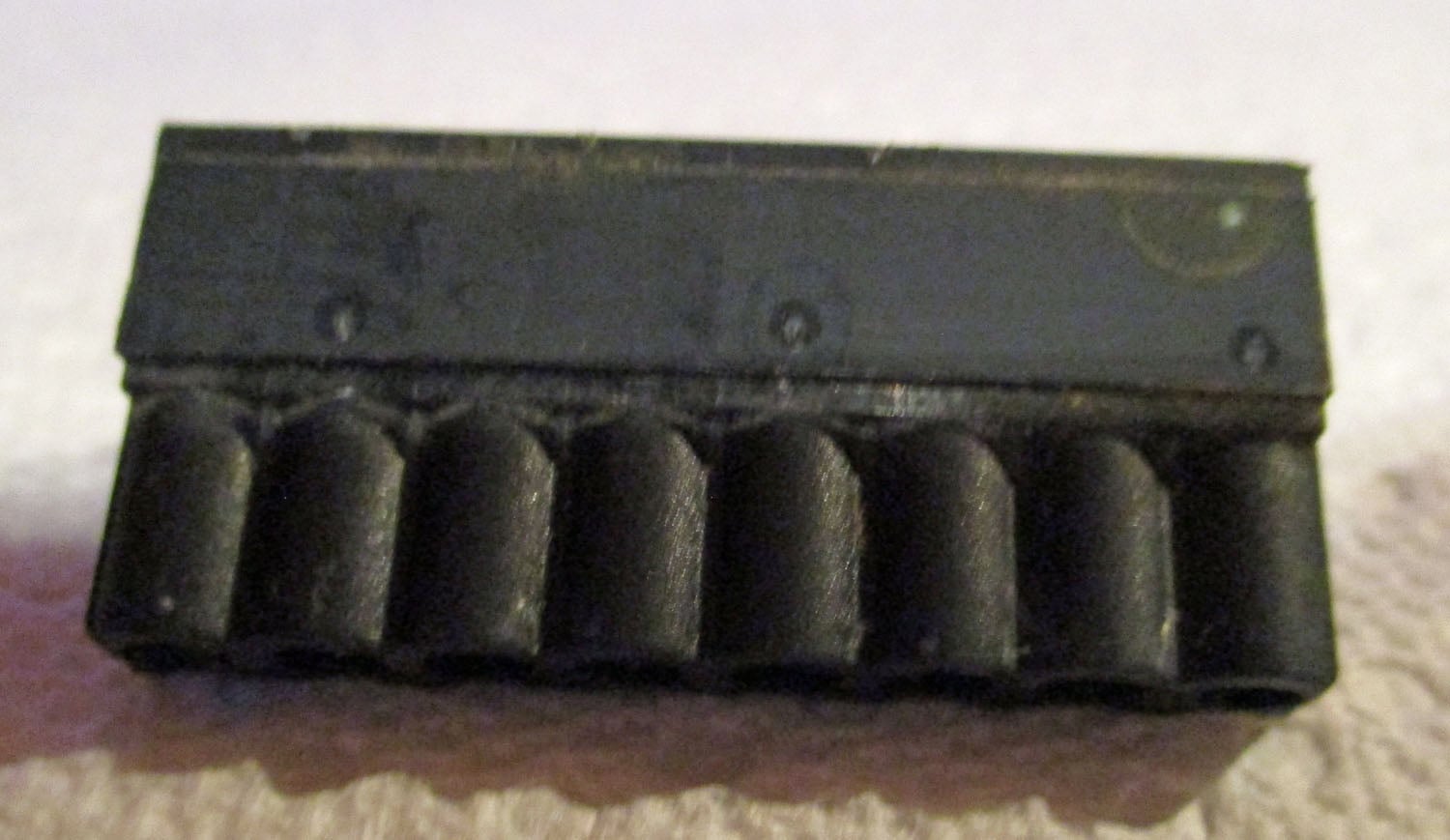 Terminal Plug, 8-Place 5 Terminal Plug 8 Place Omni Black 1 9/16"L