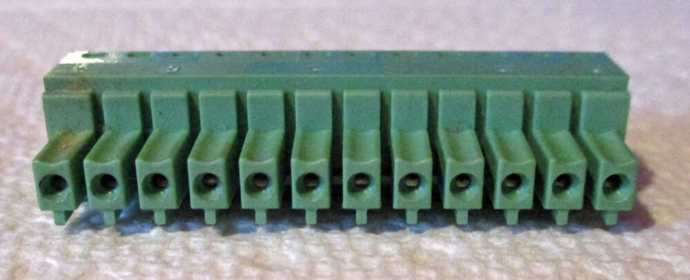Metatron Green Terminal, 12-Place, 1 7/8"L 5 Terminal Green Metatron/Autoflow 12 Place 1 7/8"L