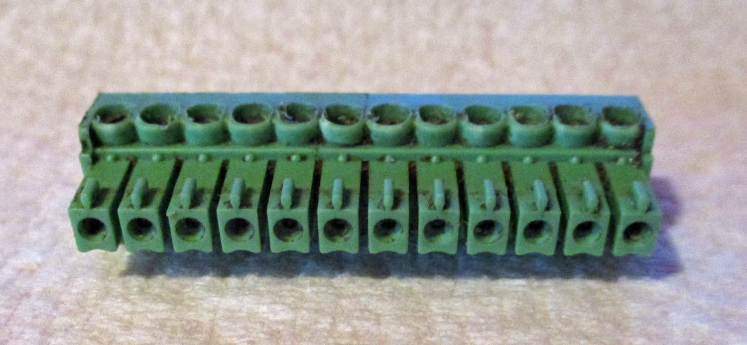 Terminal Green 12 Place Metatron/Autoflow 1 13/16&Amp;Quot;L