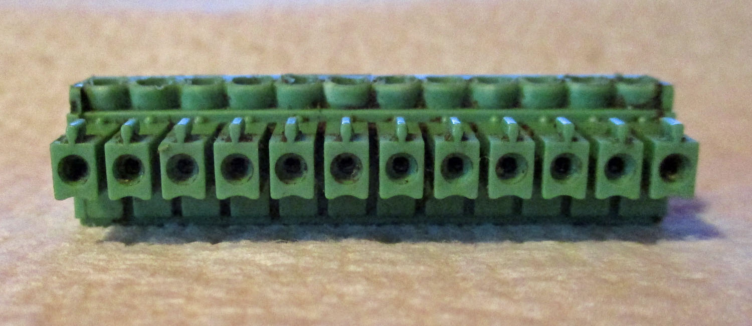 Terminal Green 12 Place Metatron/Autoflow 1 13/16&Amp;Quot;L