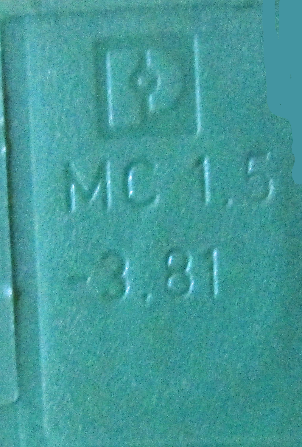 Terminal Green Metatron 9 Place 1 5/16&Amp;Quot;W