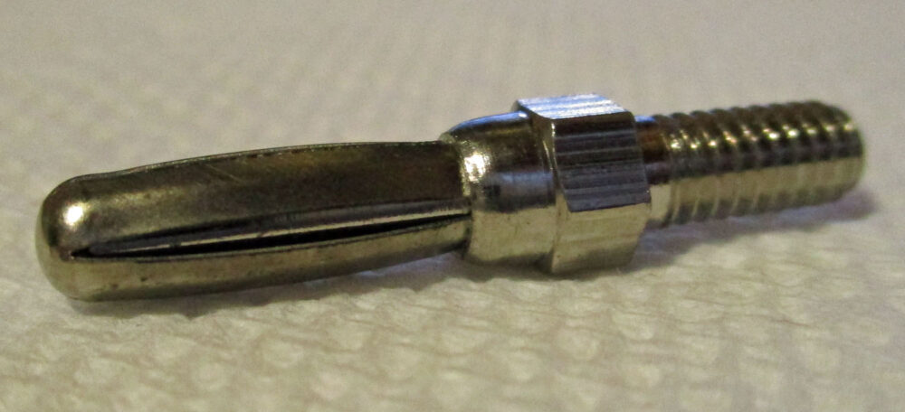 Plug Banana 1 1/8&Amp;Quot;L #8-32 Thd Sz