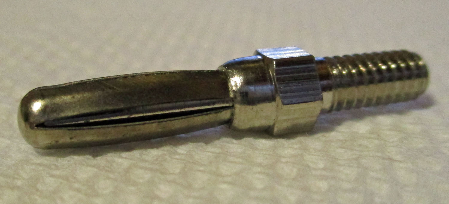 Plug Banana 1 1/8&Amp;Quot;L #8-32 Thd Sz