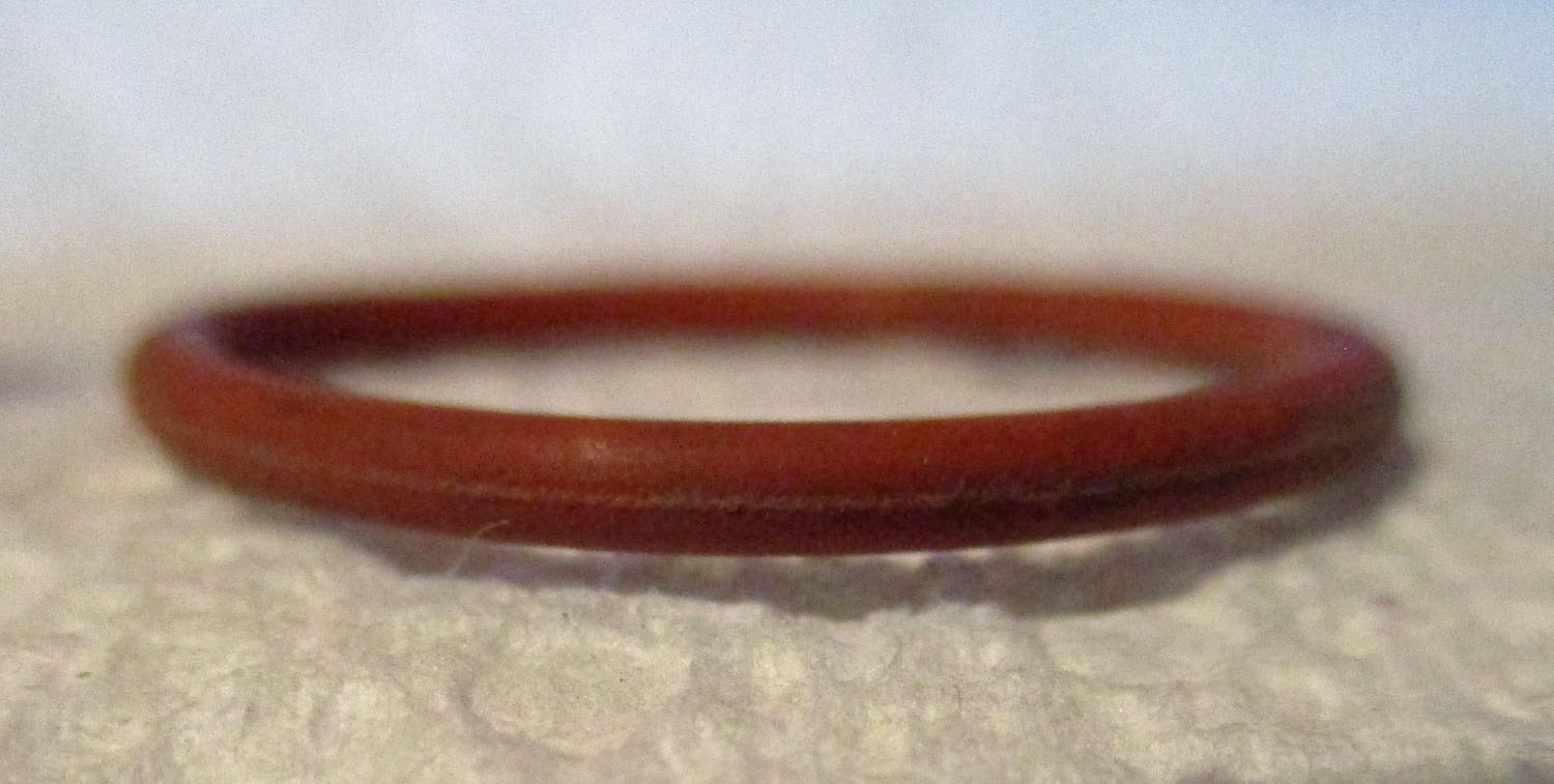 O ring, 15/16"OD, 13/16"ID 6 O ring 15/16"OD, 13/16"ID