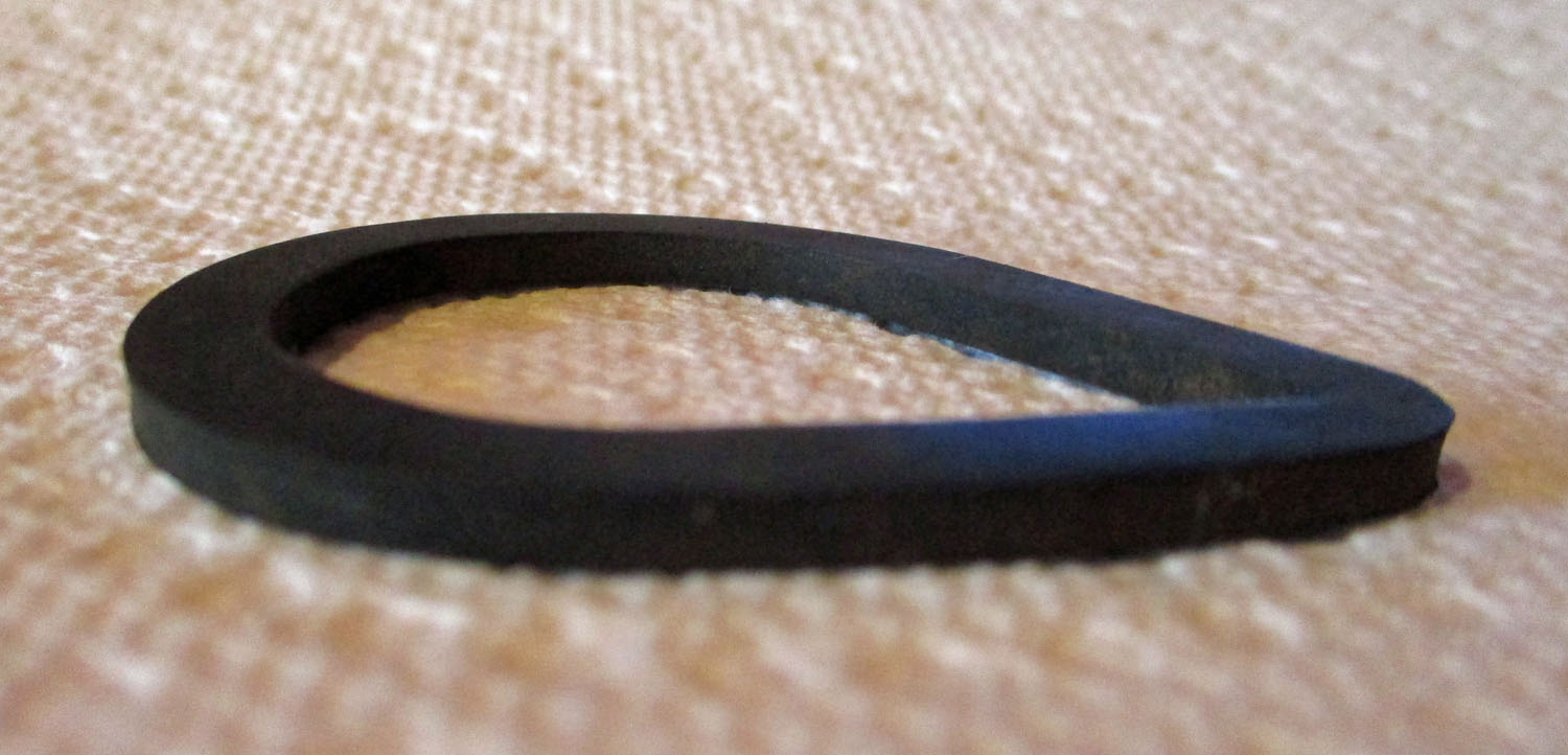 Gasket, Teardrop for Universal Pulsator 2"L 5 Gasket Teardrop for Universal Pulsator 2" Long