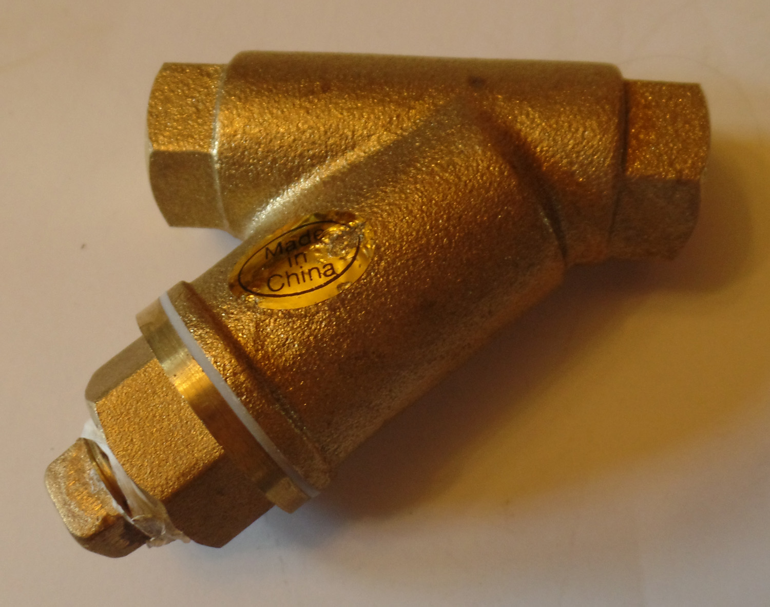 Strainer, Y, 1/4" 5 Strainer Y