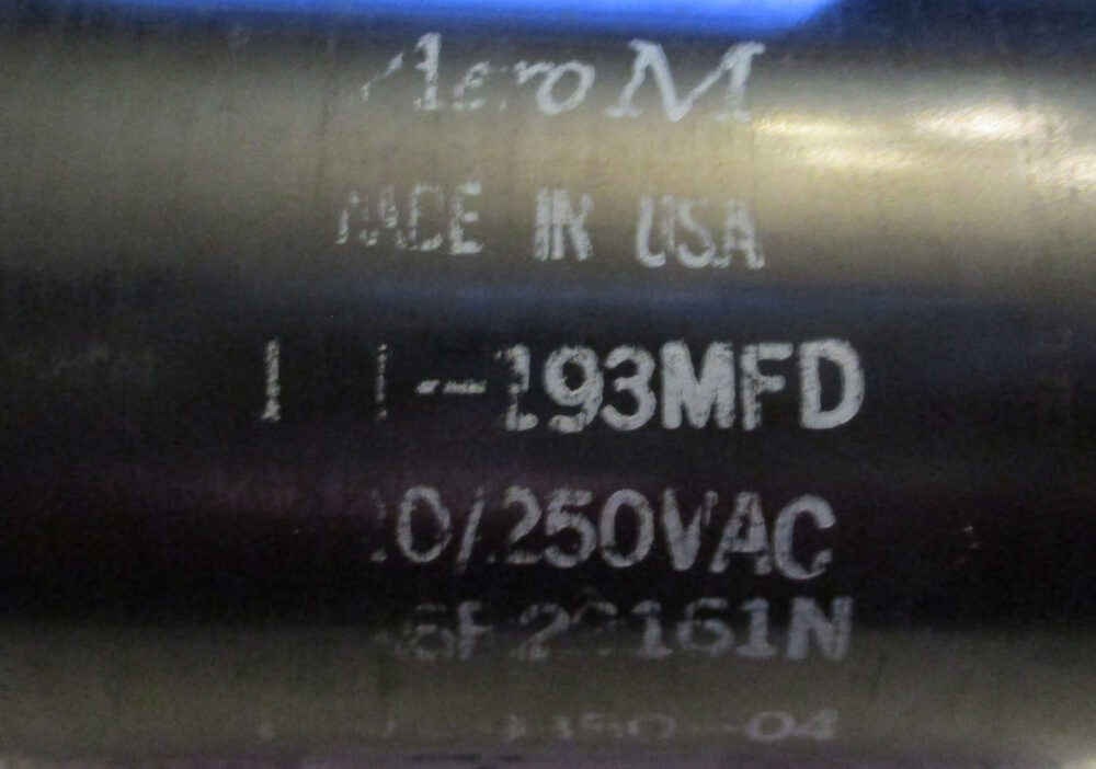 Capacitor Start 193Μf 250V