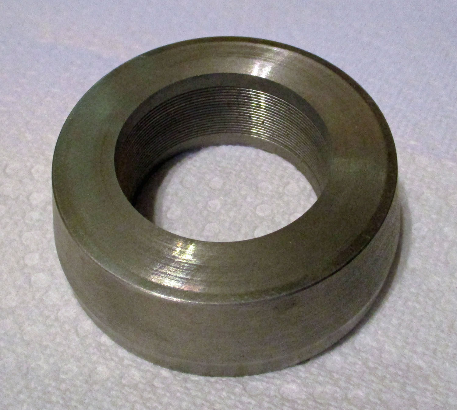 Ferrule, 1 1/2" SS for Glass 4 Ferrule Glass 2 3/8"OD-2 5/8"OD, 1 1/2"ID