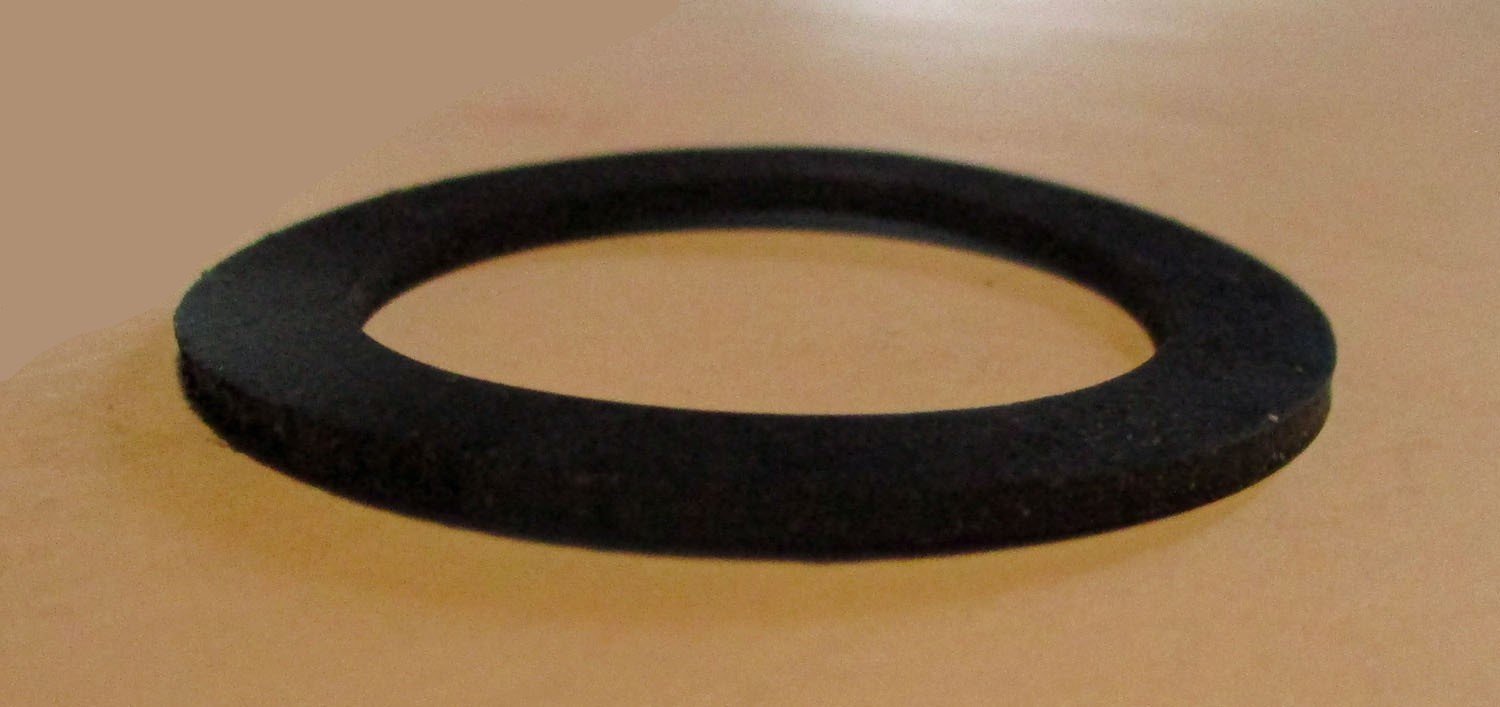 Flat Gasket, 1 1/4"ID 5 Gasket Rubber 1 11/16"OD, 1 1/4"ID
