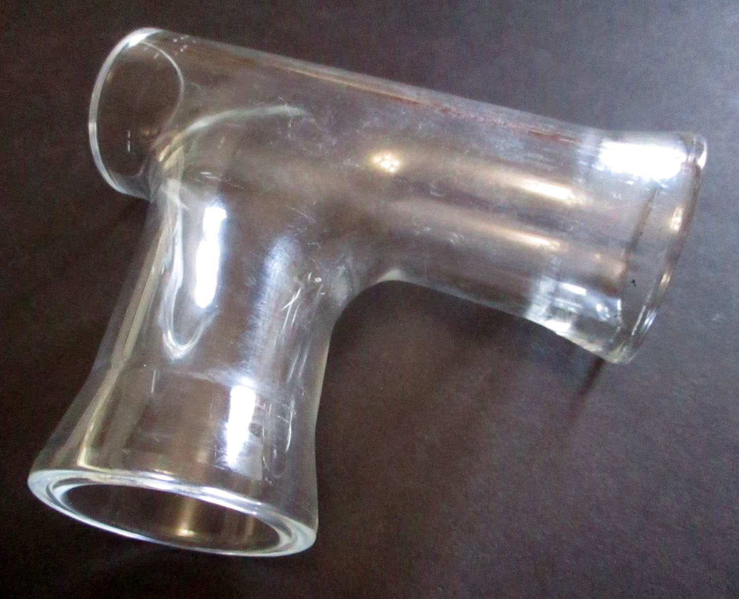 Tee, Special, 1 1/2" Glass, 5 9/16"L 4 Y Glass 1 1/2" Surge 27799 5 9/16"L