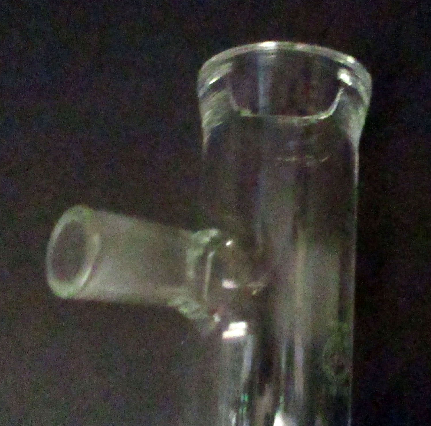 Pipe 1 1/2" Glass w/Nipple 5 Pipe 1 1/2" Glass w/Nipple
