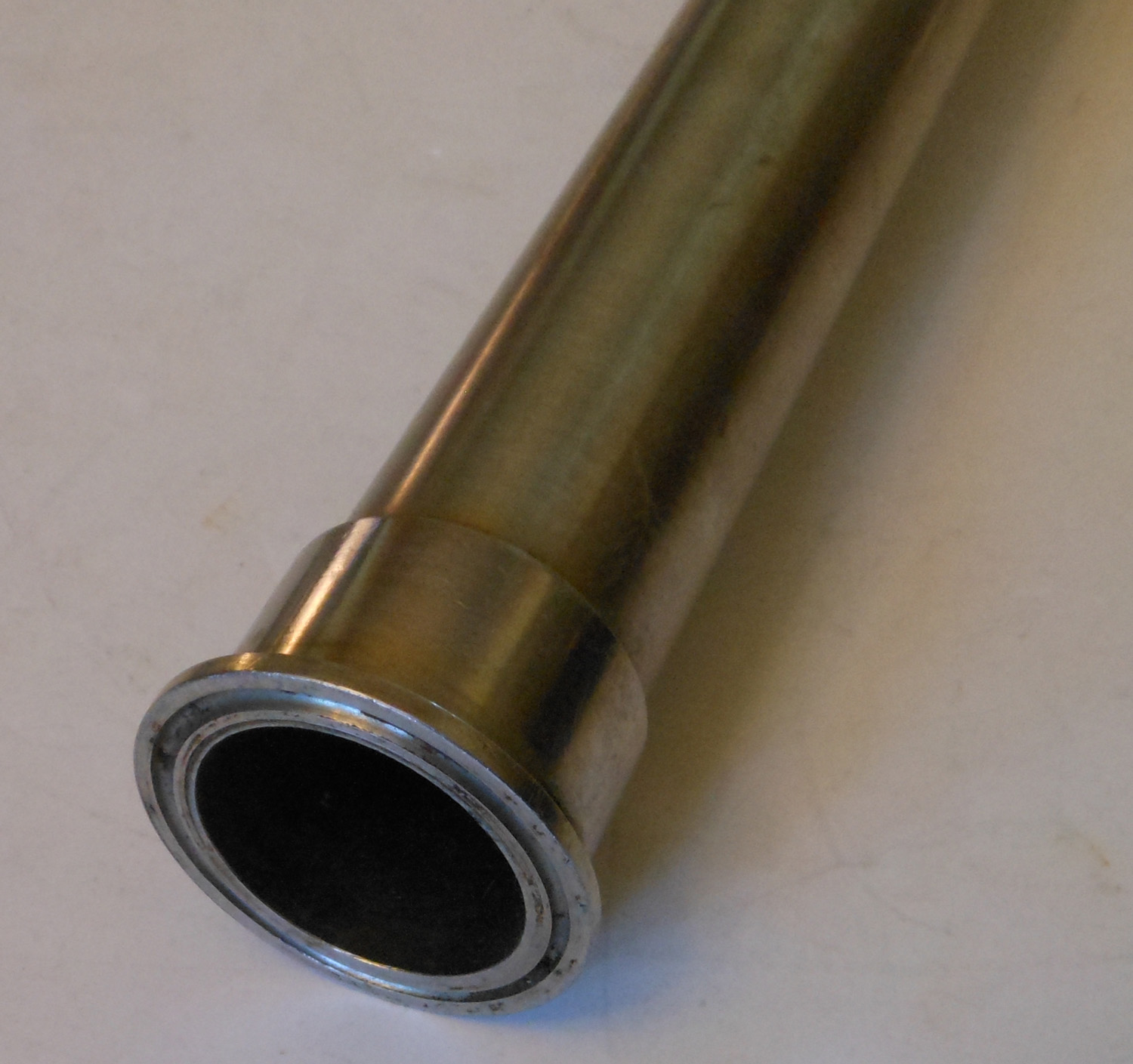 Pipe with Ferrule and Roll On 22 1/2"L 4 Pipe with Ferrule and Roll On 22 1/2"L