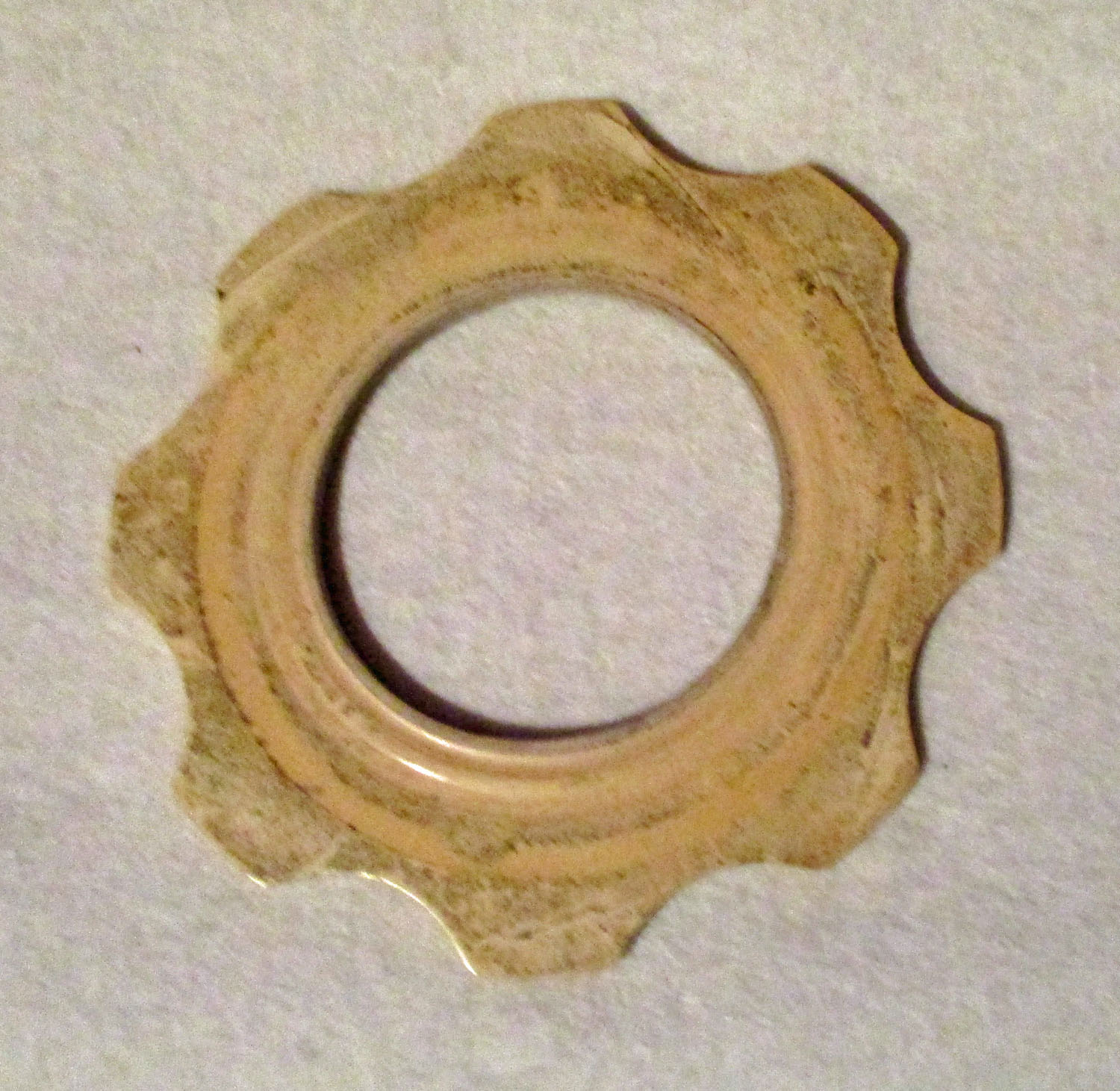 Gasket for Glass, 3 3/4" OD 4 Gasket Wheel Cut 3 3/4" OD