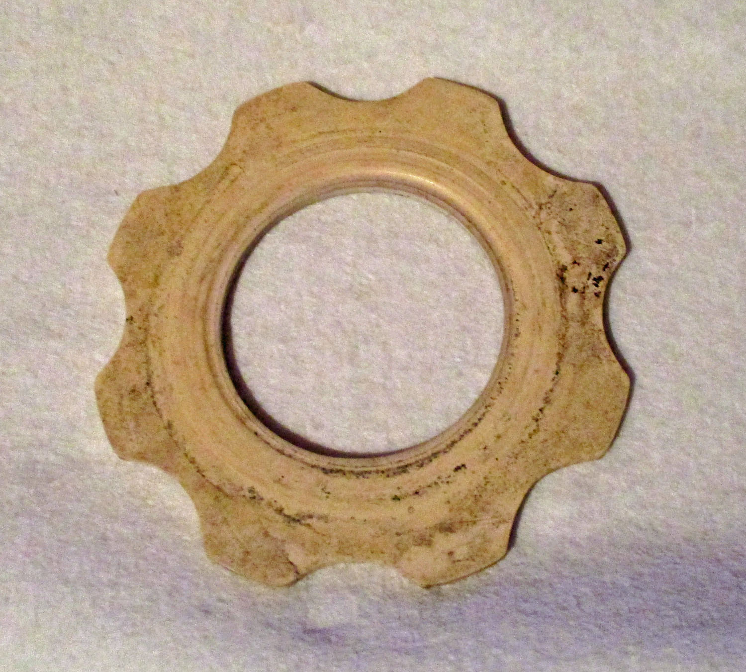 Gasket for Glass, 3 3/4" OD 5 Gasket Wheel Cut 3 3/4" OD