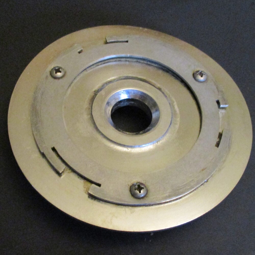 SS Plate w/2"OD Ferrule