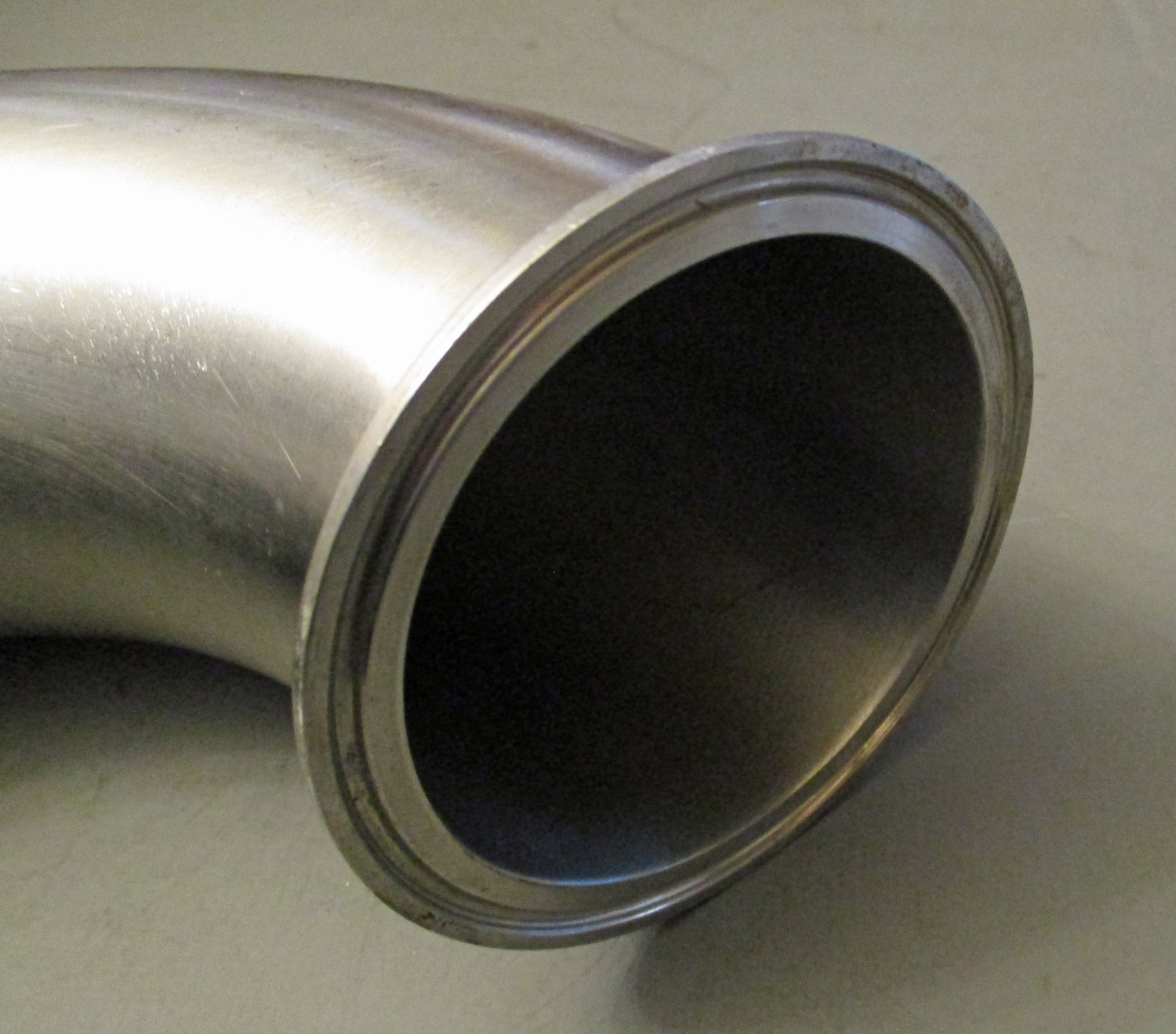 Elbow 2 1/2" J Bend Ferrule by Straight 12 7/8"L 4 Elbow 2 1/2" J Bend Ferrule by Straight 12 7/8"L
