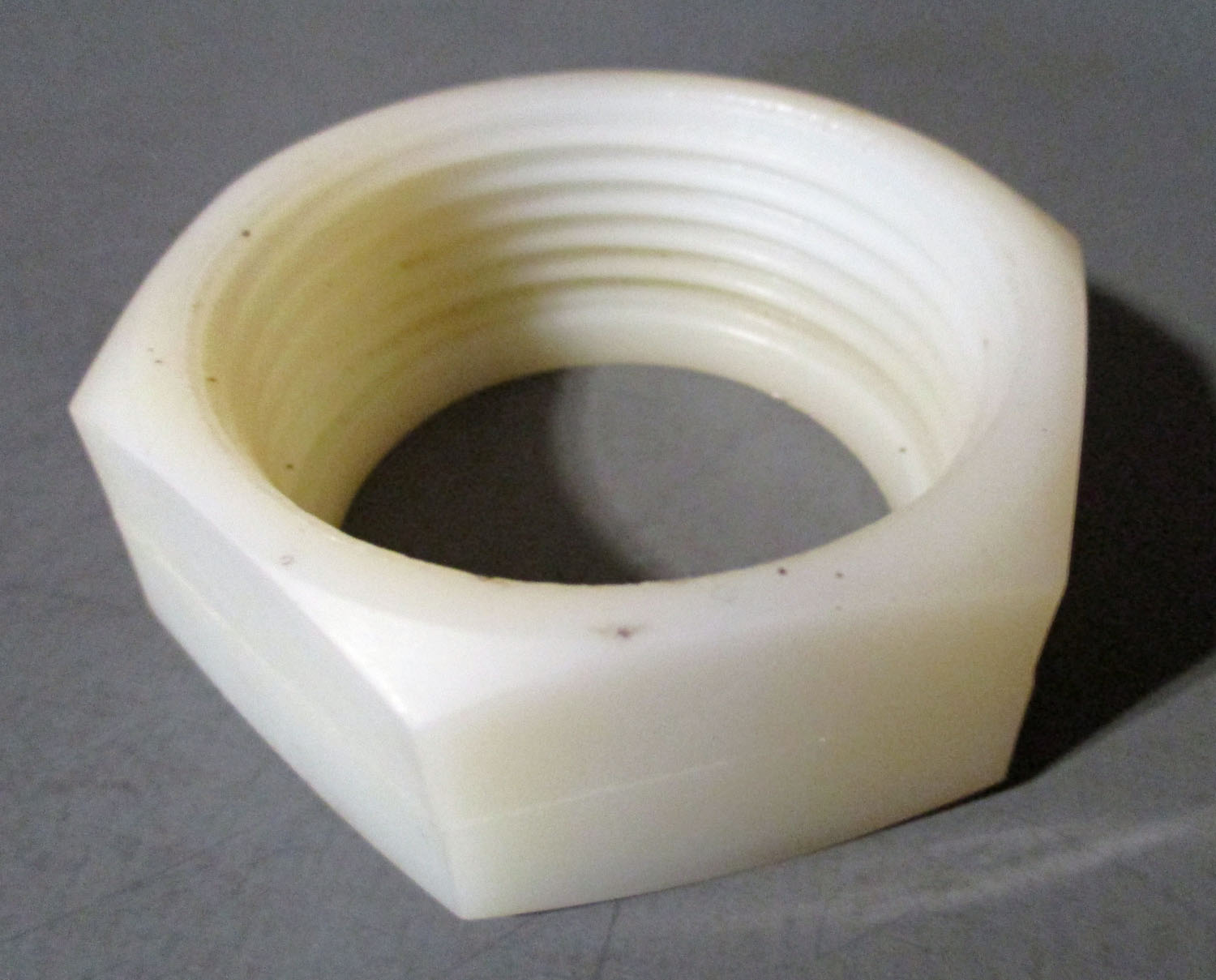 Plastic Nut for 1 1/2" Pipe or Tank 4 Nut 1 1/2" Plastic 2 3/8"W