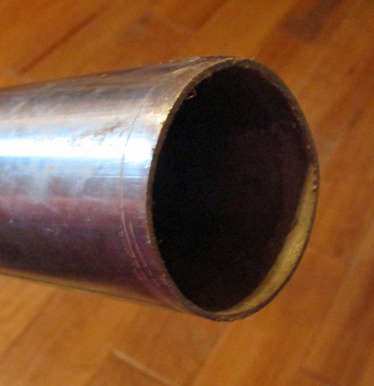 Elbow Wash Straight x Glass Ferrule 2" Pipe - 43"L 9 Elbow Wash Straight x Glass Ferrule 2" Pipe - 43"L